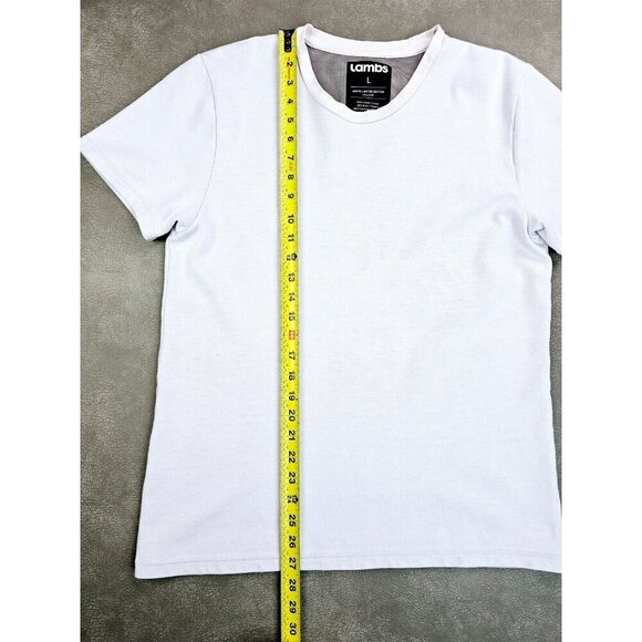 Lambs Size Large White Limited Edition 143/300 White Women Short Sleeve Logo Tee - Picture 10 of 11